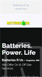 Mobile Screenshot of gotobatteriesrus.com